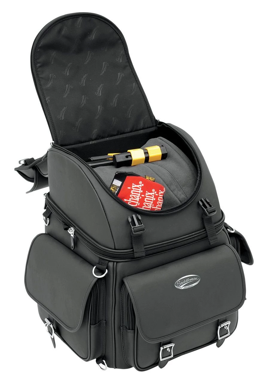 Saddlemen BR3400EX Combination Sissy Bar Bag 2 Saddlemen BR3400EX Combination Sissy Bar Bag - Image 2