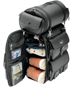 Saddlemen EX2200 Deluxe Express Sissy Bar Bag 7 Saddlemen EX2200 Deluxe Express Sissy Bar Bag -Saddlemen Sales Store saddlemen drifter sissy bar bag 2