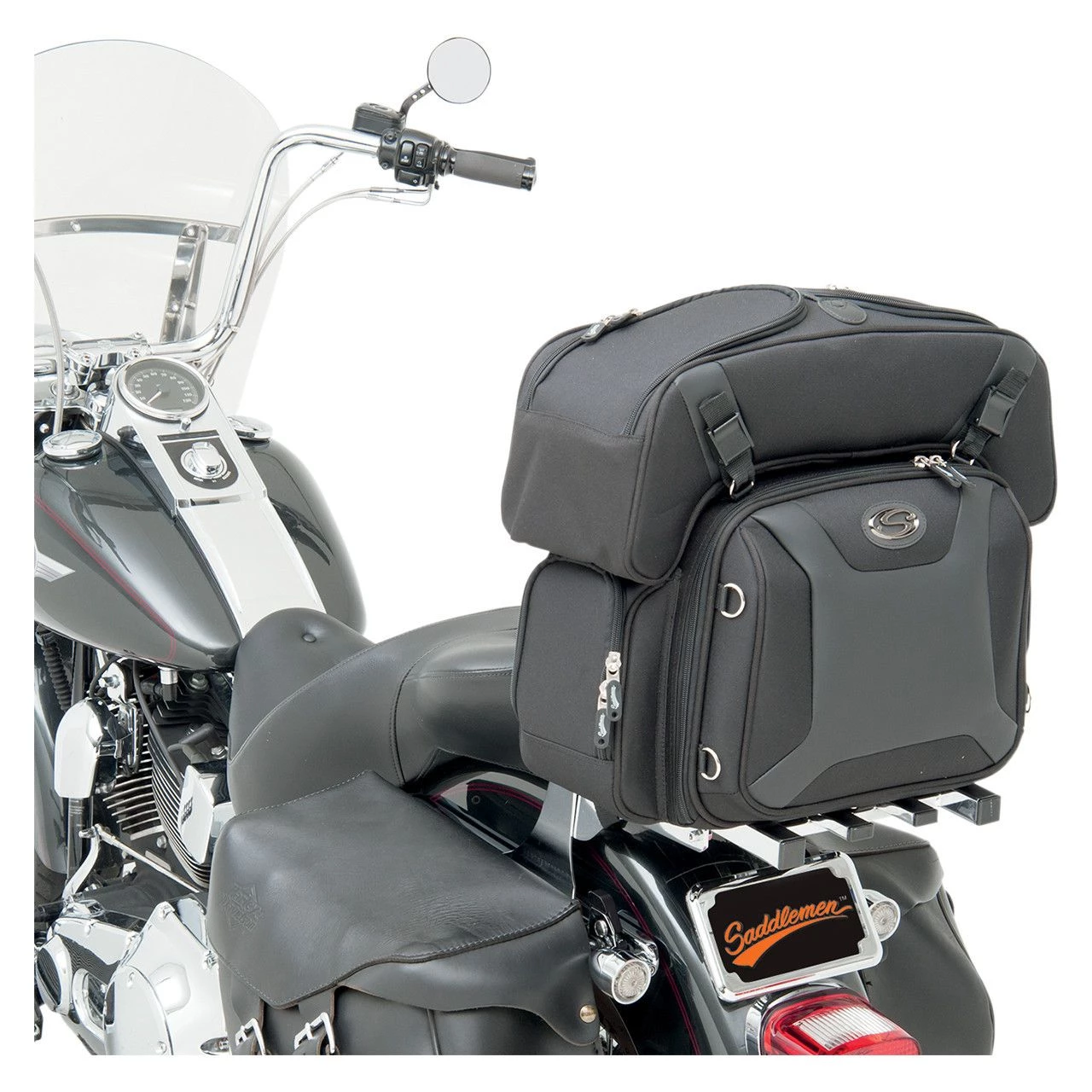 Saddlemen FBT2500 Sport Sissy Bar Combo Bag 4 Saddlemen FBT2500 Sport Sissy Bar Combo Bag - Image 4
