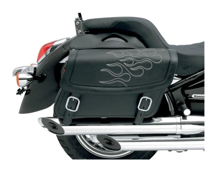 Saddlemen Highwayman Flame Tattoo Saddlebags 2 Saddlemen Highwayman Flame Tattoo Saddlebags - Image 2