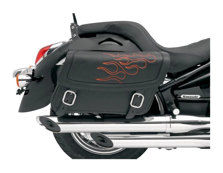 Saddlemen Highwayman Flame Tattoo Saddlebags 4 Saddlemen Highwayman Flame Tattoo Saddlebags - Image 4