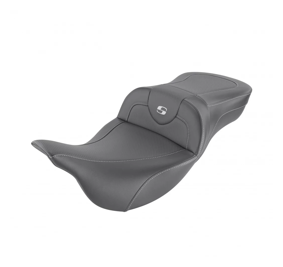 Saddlemen Road Sofa Extended Reach CF Seat For Harley Touring 2008-2022 - Image 2