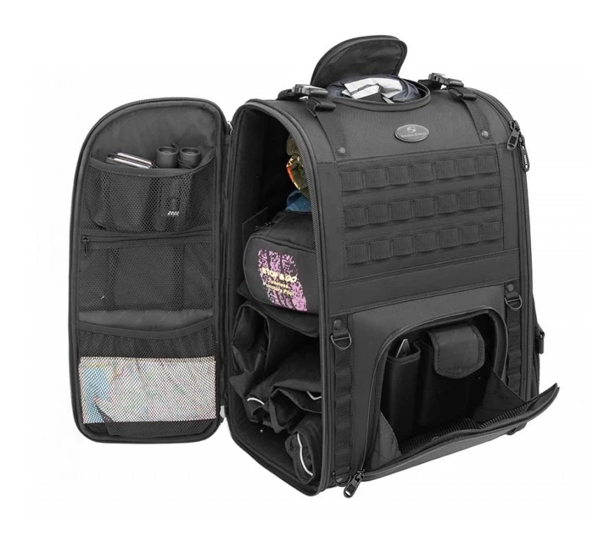 Saddlemen S3500 Tactical Deluxe Sissy Bar Bag 4 Saddlemen S3500 Tactical Deluxe Sissy Bar Bag - Image 4