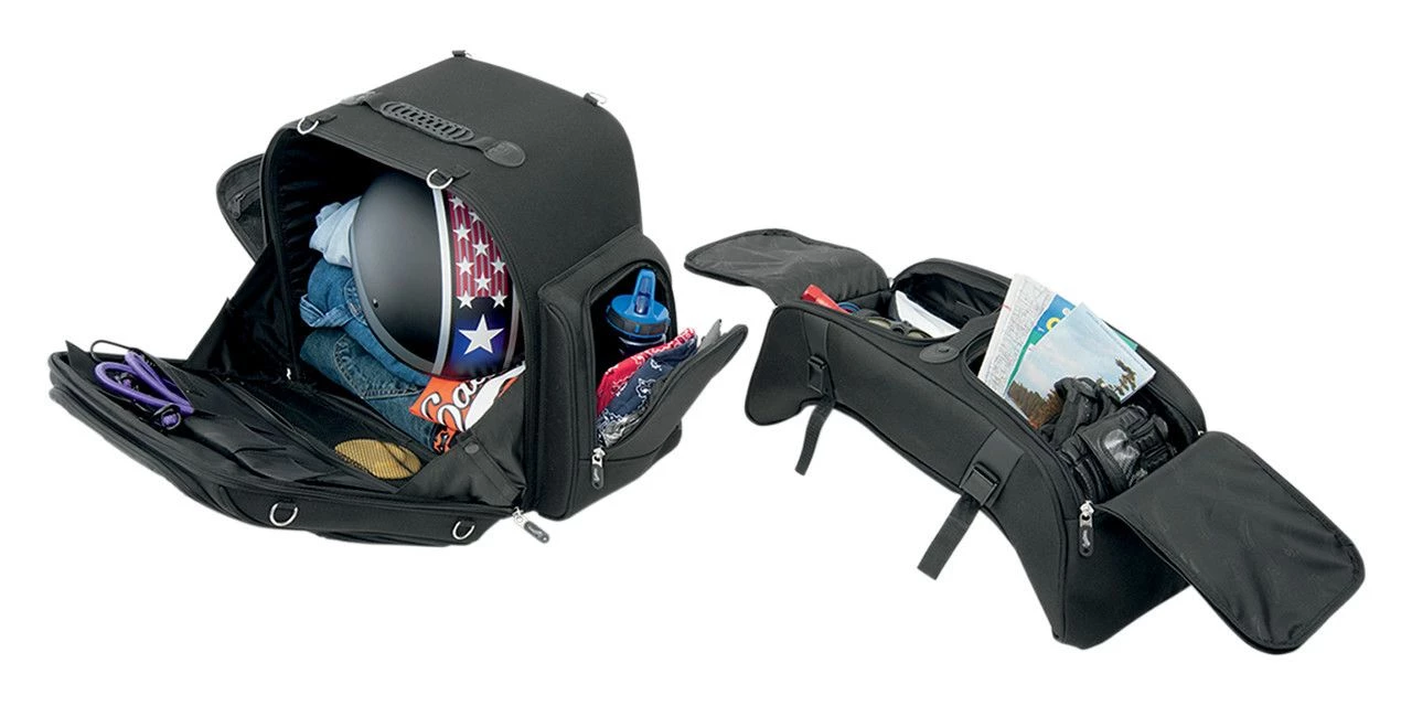 Saddlemen FBT3600 Sport Sissy Bar Combo Bag 3 Saddlemen FBT3600 Sport Sissy Bar Combo Bag - Image 3