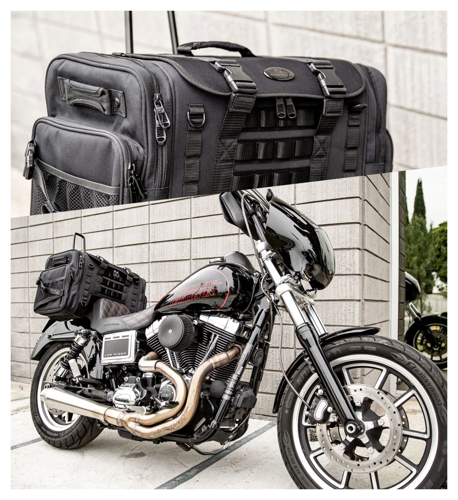 Saddlemen TS3200DE Tactical Deluxe Cruiser Tail Bag 3 Saddlemen TS3200DE Tactical Deluxe Cruiser Tail Bag - Image 3